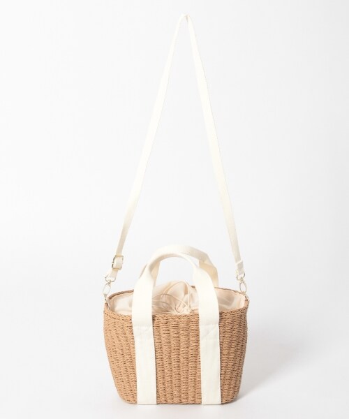 LOWRYS FARM（ローリーズファーム）の「★WEB先行予約アイテム★２ＷＡＹザツザイショルダー（バッグ・アイボリー/ベージュ/ブラウン）」の4枚目の写真