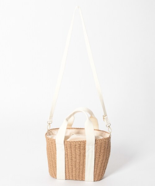 LOWRYS FARM（ローリーズファーム）の「★WEB先行予約アイテム★２ＷＡＹザツザイショルダー（バッグ・アイボリー/ベージュ/ブラウン）」の6枚目の写真