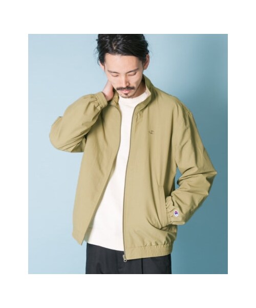 URBAN RESEARCH（アーバンリサーチ）の「【予約】Champion×URBAN RESEARCH 別注ナイロントラックジャケット（その他・メンズ・NAVY/BLACK/BEIGE・M/L/XL）」の9枚目の写真