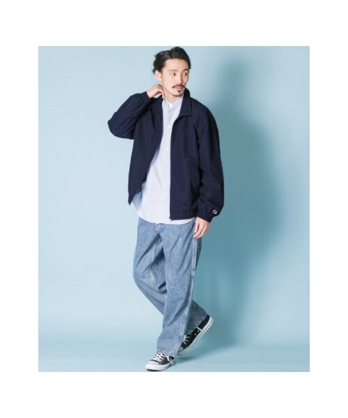 URBAN RESEARCH（アーバンリサーチ）の「【予約】Champion×URBAN RESEARCH 別注ナイロントラックジャケット（その他・メンズ・NAVY/BLACK/BEIGE・M/L/XL）」の5枚目の写真