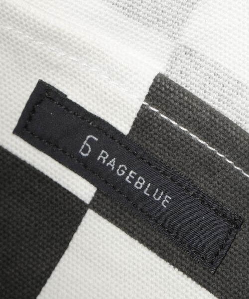 RAGEBLUE（レイジブルー）の「イージーサコッシュSS（バッグ・ブラック/ホワイト×ブラック/オレンジ/ライトグリーン/ネイビー×ホワイト）」の14枚目の写真