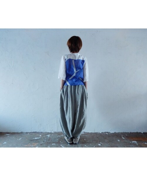 takuroh shirafuji（タクロウシラフジ）の「ヤマザキナホコ × takuroh shirafuji Levain 1 [Tops : One and only]（シャツ/ブラウス・レディース・その他）」の3枚目の写真