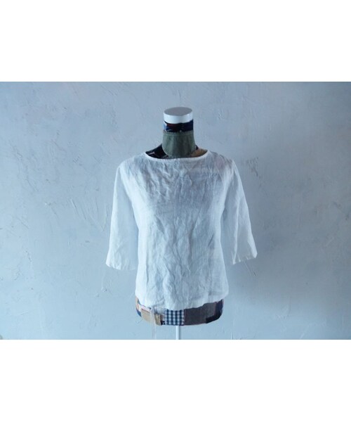 takuroh shirafuji（タクロウシラフジ）の「ヤマザキナホコ × takuroh shirafuji Levain 1 [Tops : One and only]（シャツ/ブラウス・レディース・その他）」の4枚目の写真