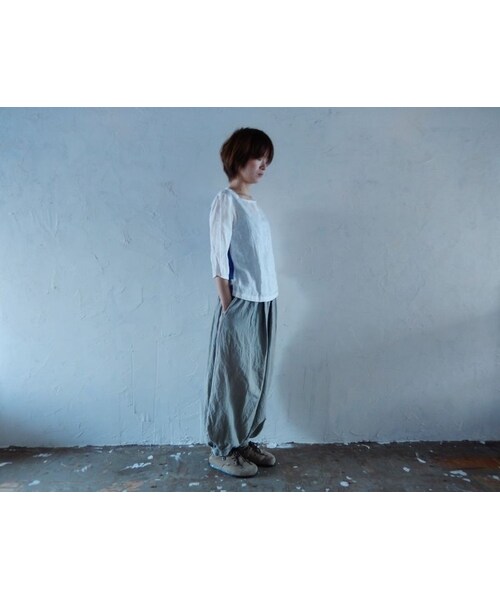 takuroh shirafuji（タクロウシラフジ）の「ヤマザキナホコ × takuroh shirafuji Levain 1 [Tops : One and only]（シャツ/ブラウス・レディース・その他）」の2枚目の写真