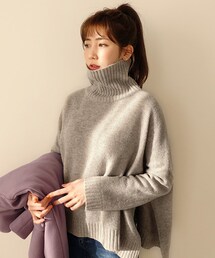 DHOLIC | アンバランスヘムオーバーニット(ニット/セーター)