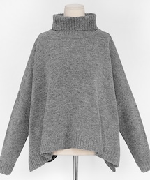 DHOLIC | アンバランスヘムオーバーニット(ニット/セーター)