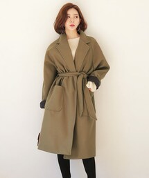 DHOLIC | ストラップSETポケットオープンコート(その他アウター)