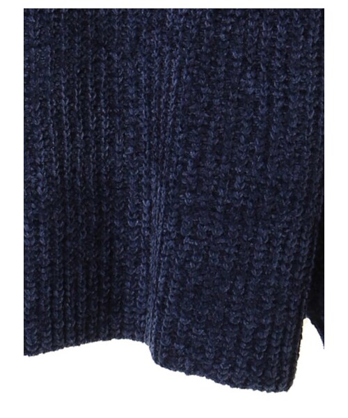 E hyphen world gallery（イーハイフンワールドギャラリー）の「・ベロアモールクループルオーバー（トップス・アイボリー/ピンク/ベージュ/マスタード/ネイビー/バーガンディー・F）」の6枚目の写真