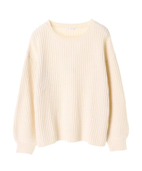 E hyphen world gallery（イーハイフンワールドギャラリー）の「・ベロアモールクループルオーバー（トップス・アイボリー/ピンク/ベージュ/マスタード/ネイビー/バーガンディー・F）」の7枚目の写真