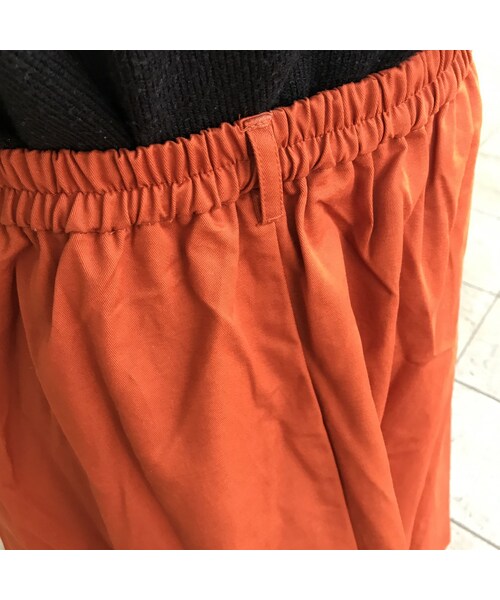 copine(コピン)の「【期間限定価格】綿ツイルサッシュベルト付きタックカラースカート【クリックポスト対象商品】(スカート・レディース・その他)」の15枚目の写真