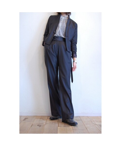 hippiness（ヒッピネス）の「ダブルフェイスカラージャケット（テーラードジャケット・レディース・その他）」の3枚目の写真