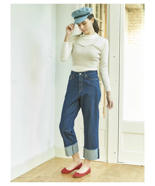 earth music&ecology（アースミュージックアンドエコロジー）の「【WEB先行予約】ORiental TRaffic バレエシューズ（シューズ・レッド・34/35/36/37/38/39/40/41/42）」の2枚目の写真