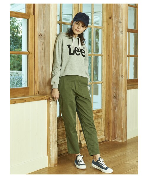 earth music&ecology（アースミュージックアンドエコロジー）の「【WEB先行予約】CONVERSE×earth ALL STAR スニーカー（シューズ・アイボリー/ライトグレー/ネイビー・5cm/23cm/24cm）」の2枚目の写真