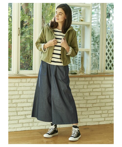 earth music&ecology（アースミュージックアンドエコロジー）の「【WEB先行予約】converse×earth ハイカットスニーカー（シューズ・ホワイト/ライトグレー/ブラック・5cm/23cm/24cm）」の9枚目の写真