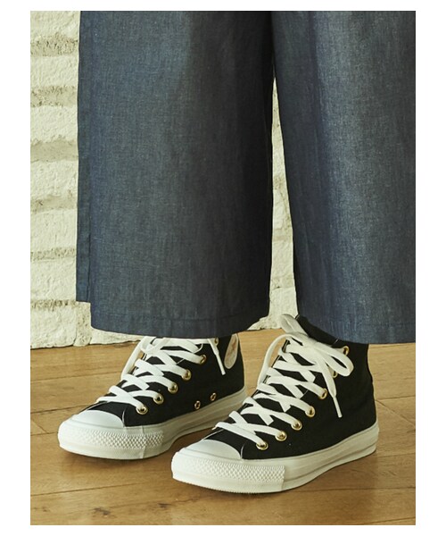 earth music&ecology（アースミュージックアンドエコロジー）の「【WEB先行予約】converse×earth ハイカットスニーカー（シューズ・ホワイト/ライトグレー/ブラック・5cm/23cm/24cm）」の10枚目の写真