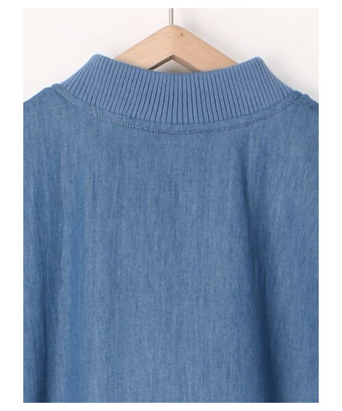 ehka sopo（エヘカソポ）の「リバーシブルMA-1（ジャケット/アウター・ブラック/カーキ/ブルー・M）」の6枚目の写真