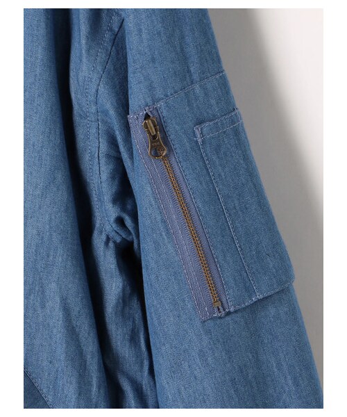 ehka sopo（エヘカソポ）の「リバーシブルMA-1（ジャケット/アウター・ブラック/カーキ/ブルー・M）」の9枚目の写真