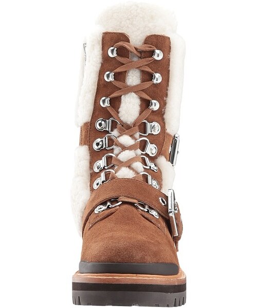 sigerson morrison iris shearling buckle boots