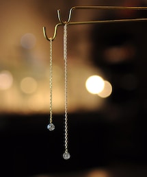 anq.（アンク）の「【anq.】K18・レーザーホールダイヤ アメリカン