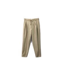 yotsuba | Wide Slacks / Beige(スラックス)