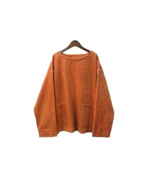 yotsuba | Corduroy Pullover Tops / Orange(その他トップス)