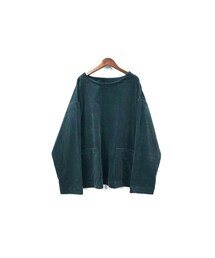 yotsuba | Corduroy Pullover Tops / Green(その他トップス)