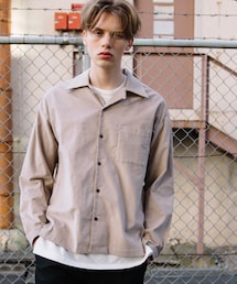 LIDNM | コーデュロイオープンカラーシャツ(シャツ/ブラウス)