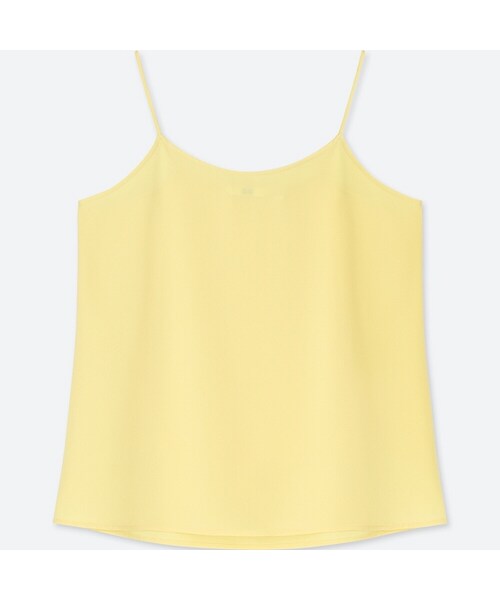 UNIQLO（ユニクロ）の「ドレープキャミソール＋EC（シャツ/ブラウス・レディース・OFF WHITE 01/LIGHT GRAY 02/BLACK 09/YELLOW 41・XS/3XL/M/XXL/XL/L/S）」の4枚目の写真