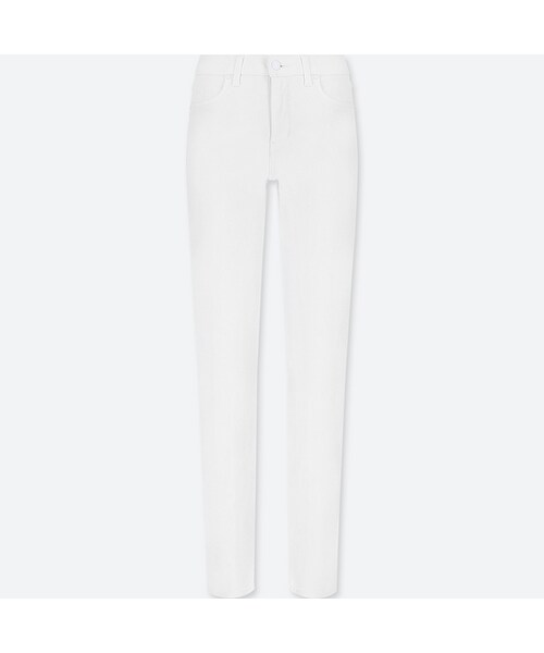 UNIQLO（ユニクロ）の「ハイライズスリムフィットジーンズ（デニムパンツ・レディース・BLUE 66/WHITE 00・23/25/29/26/27/24/30/28）」の2枚目の写真