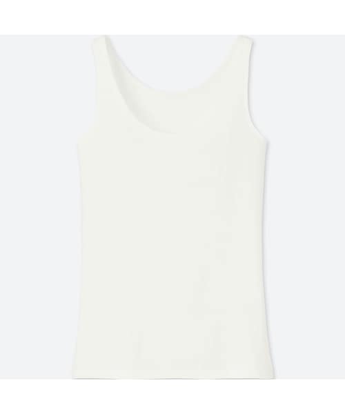 UNIQLO - ユニクロ☆ レディース  タンクトップ インナー 白 Mサイズ UNIQLO - ユニクロ☆ レディース タンクトップ インナー 白 M