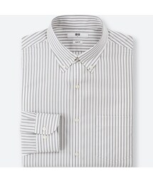 UNIQLO | ファインクロスストレッチスリムフィットストライプシャツ（長袖）＋(シャツ/ブラウス)