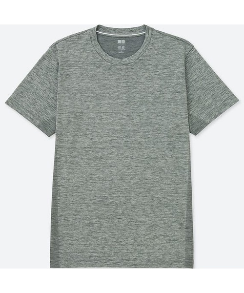 UNIQLO（ユニクロ）の「ドライEXクルーネックT（半袖）（Tシャツ/カットソー・メンズ・GREEN 54/RED 16/WHITE 00/ORANGE 22/GRAY 03/BLACK 09/BLUE 68/BLUE 64・XL/3XL/M/XS/4XL/S/L/XXL）」の4枚目の写真