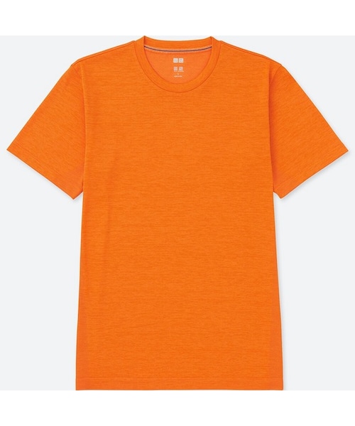 UNIQLO（ユニクロ）の「ドライEXクルーネックT（半袖）（Tシャツ/カットソー・メンズ・GREEN 54/RED 16/WHITE 00/ORANGE 22/GRAY 03/BLACK 09/BLUE 68/BLUE 64・XL/3XL/M/XS/4XL/S/L/XXL）」の8枚目の写真