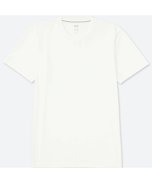 UNIQLO（ユニクロ）の「ドライEXクルーネックT（半袖）（Tシャツ/カットソー・メンズ・GREEN 54/RED 16/WHITE 00/ORANGE 22/GRAY 03/BLACK 09/BLUE 68/BLUE 64・XL/3XL/M/XS/4XL/S/L/XXL）」の2枚目の写真