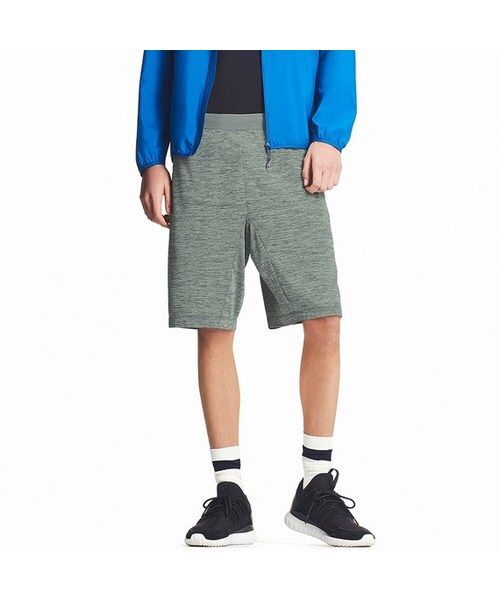 UNIQLO（ユニクロ）の「ドライEXハーフパンツ（その他パンツ・メンズ・BLACK 09/GRAY 03/BLUE 68・M/3XL/XS/XL/L/4XL/XXL/S）」の2枚目の写真