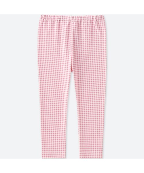 UNIQLO（ユニクロ）の「レギンス（チェック・10分丈）（その他ベビー用品・キッズ・BLACK 09/PINK 11/GRAY 06・70/100/80/90/110）」の3枚目の写真