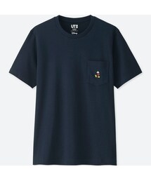 UNIQLO | ミッキースタンズポケツキT（半袖）(Tシャツ/カットソー)