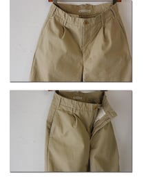 値下げ】TIGRE BROCANTE ストライプ ワークパンツ ベージュ □TIGRE