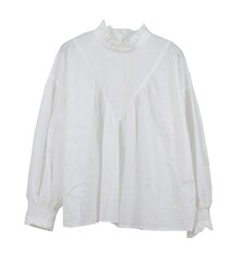 STYLEBLOCK | フリルネックギャザーブラウス(シャツ/ブラウス)