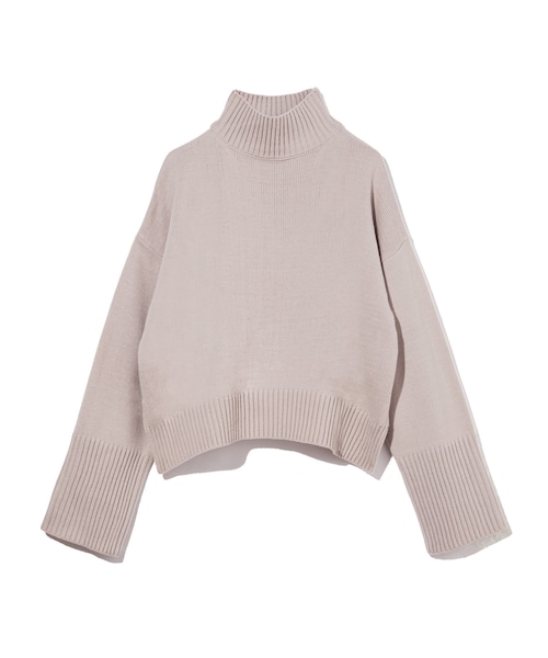 GRL（グレイル）の「ハイネックルーズシルエットニットトップス（ニット/セーター・レディース・グレー/ベージュ/ブラック/ピンク・F）」の3枚目の写真