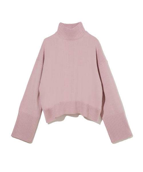 GRL（グレイル）の「ハイネックルーズシルエットニットトップス（ニット/セーター・レディース・グレー/ベージュ/ブラック/ピンク・F）」の4枚目の写真