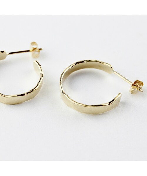 two ply（トゥープライ）の「トゥープライ 273 ハンマー ツチメ フープピアス（ピアス（両耳用）・レディース・ゴールド・Free）」の5枚目の写真