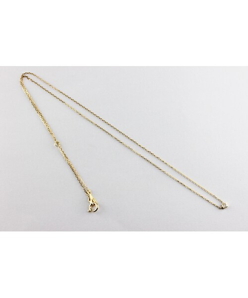 two ply（トゥープライ）の「トゥー プライ 141 プリンセスカット 一粒ダイヤモンド ネックレス（ネックレス・レディース・ゴールド・40cm）」の6枚目の写真