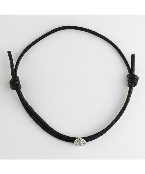 two ply（トゥープライ）の「トゥープライ 636 ラジアル パターン キュービックジルコニア ワックスコード ブレスレット（ブレスレット・レディース・シルバー・Free）」の2枚目の写真