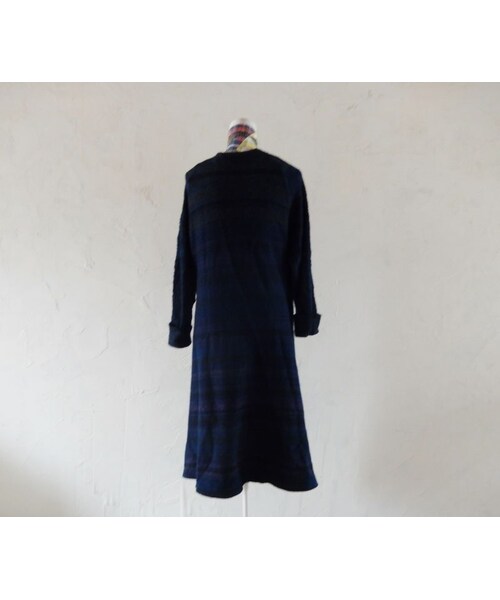 takuroh shirafuji（タクロウシラフジ）の「takuroh shirafuji x trico1947[Indigo dye Coat : One and only]（その他アウター・レディース・その他）」の5枚目の写真