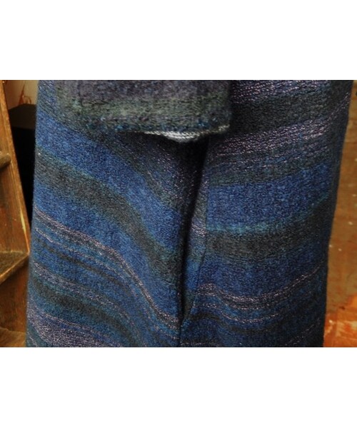 takuroh shirafuji（タクロウシラフジ）の「takuroh shirafuji x trico1947[Indigo dye Coat : One and only]（その他アウター・レディース・その他）」の7枚目の写真
