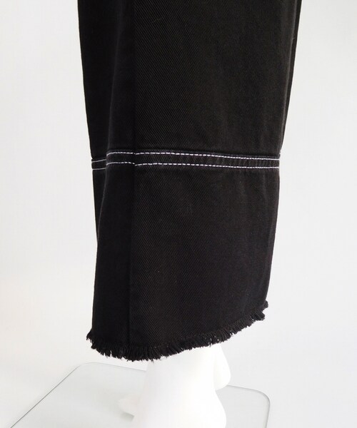 MSGM(エムエスジーエム)の「PANTS(パンツ・レディース・GREEN/BLACK・38)」の12枚目の写真