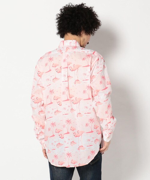 Engineered Garments（エンジニアードガーメンツ）の「19C BD sh Flamingo print//Engineered Garments(エンジニアド ガーメンツ)（トップス・メンズ・PINK・XS/S）」の3枚目の写真
