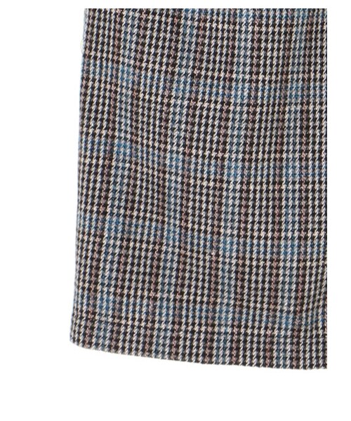 E hyphen world gallery（イーハイフンワールドギャラリー）の「・チェックペンシルスカート（スカート・ライトグレー/グレー/ベージュ・F）」の5枚目の写真