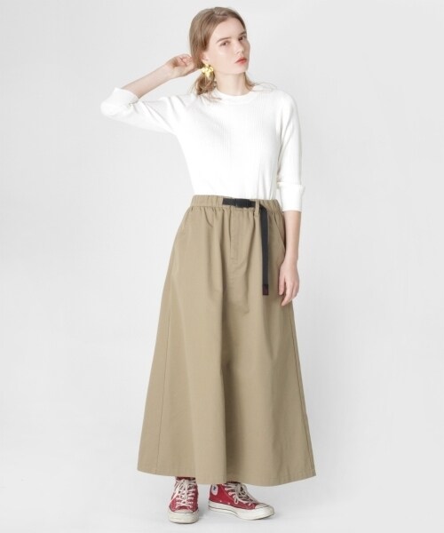 RNA-N（アールエヌエーエヌ）の「変形リブ5分袖プルオーバー（トップス・レディース・オフホワイト/ブラック/カーキ/杢グレー・M）」の22枚目の写真